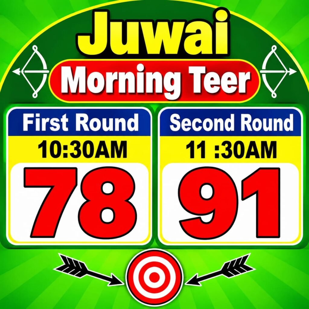 Juwai Morning Teer Result Today First Round 10:30AM Second Round 11 :30AM