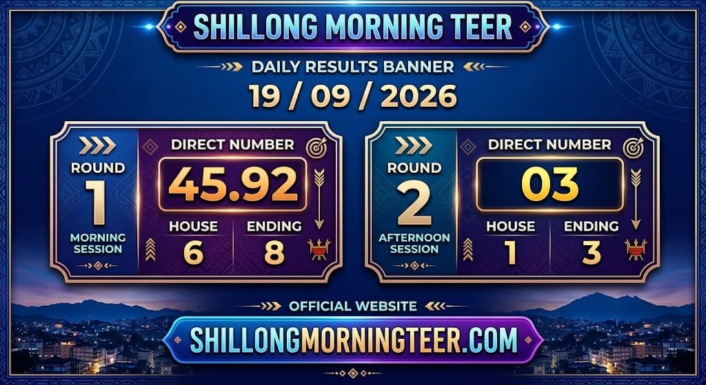 Shillong Morning Teer Common Number: Results, Patterns and Responsible Play